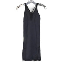 Tonic Womens Black Athletic Cross Back Strap Sleeveless Stretch Dress Si... - $19.99