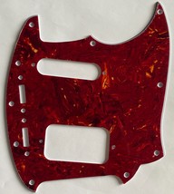 Guitar Parts Guitar Pickguard For Fender Kurt Cobain Jag-Stang Red Tortoise - £17.11 GBP