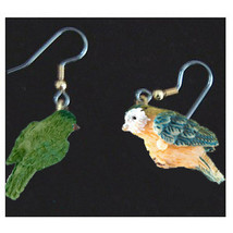 Mini Realistic Song BIRDS EARRINGS Spring Garden Funky Charms Costume Jewelry-C - £6.29 GBP