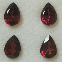 Natural Rhodolite Pear Faceted Cut 10X7mm Boysenberry Color VS Clarity Loose Gem - £65.91 GBP