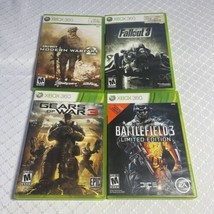 Lot of 4 Xbox 360 Games Call of Duty warfare-2 - Fallout3-Gear of wars3-Batt-3 - £15.63 GBP
