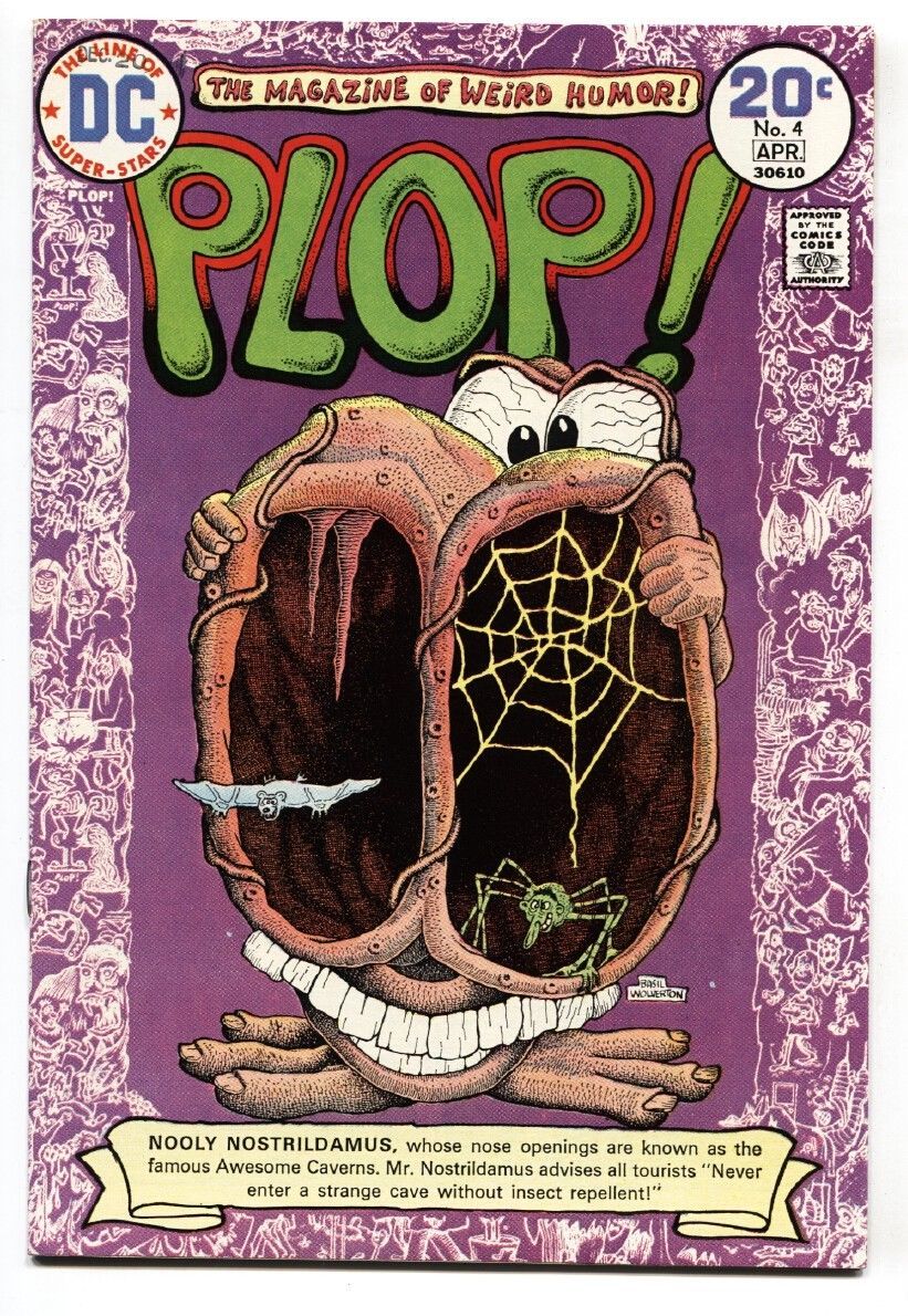 Primary image for Plop! #4 1974- DC Weird Humor- Basil Wolverton- NM-