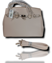 Luna Moon Campbell Satchel Khamla Cream White Womens Handbag - £31.64 GBP