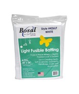 Bosal Single Sided Light Fusible Batting 4.7oz 45in x 36in 426LFB - $457.68 MXN
