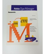 Adobe Type Manager Software for Panasonic Floppy Disks Vintage Sealed  - $15.15