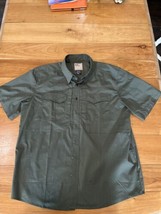 5.11 Tactical Taclite Pro Button Up Shirt Mens XL Olive Drab OD Green Ri... - $14.01