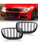 Gloss Black Double Line Kidney Grill Compatible with 2012-2018 BMW 3 Ser... - €33,76 EUR