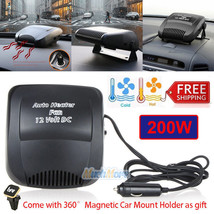 200W Car Portable 2 In 1 Ceramic Heating Cooling Heater Fan Defroster De... - $33.99
