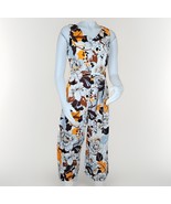 GayMode Wide Leg Romper Polynesian Belted Floral Jumpsuit Pants Womens M... - $2,026.24 MXN