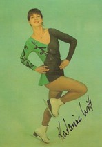 Katarina Witt German Figure Skating Champion Hand Signed Photo - £10.16 GBP