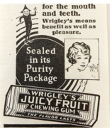 1924 Wrigley&#39;s Chewing Gum After Every Meal Advertisement Candy 4.25 x 2... - £9.16 GBP