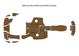 2005 Crownline 220EX Swim Platform Cockpit Boat EVA Foam Teak Deck Floor Pad Mat - £701.55 GBP