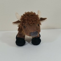 Ganz Webkinz Buffalo 7 in HM336 Stuffed Animal Toy Brown No Code  - $14.48