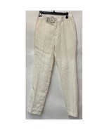 Bar III Womens 30W 32L Cream Off White Linen Slim Fit Dress Pants NWT AM53 - €34,14 EUR