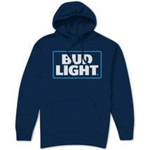 Bud Light Logo Mens Hoodie, Size Small - $43.56