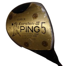 VINTAGE PING! { Karsten-III Ping Zing 5W | 41.5&quot; Steel Shaft RH | Made i... - £20.92 GBP