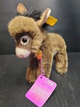 Steiff Assy Donkey Plush Toy 5.5 Inches 1970s-80s Vintage EUC All Tags A... - $86.15 CAD