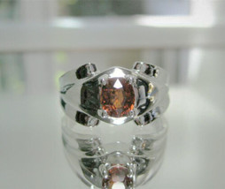 6.80 Carat Certified Natural Garnet 925 Sterling Silver Ring Handmade Fine Ring - $70.08