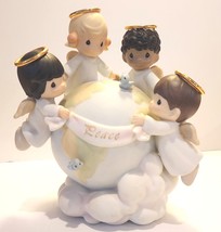Precious Moments HIS LOVE WILL UPHOLD THE WORLD Figure 539309 Retired 1998 - $49.99