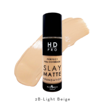 Italia Deluxe HD Pro Slay Matte Foundation - Lightweight Oil-Free - *LIGHT BEIGE - £4.71 GBP