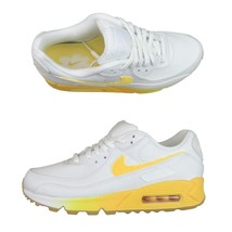 Nike Air Max 90 SE Athletic Shoes Womens Size 9 White Citron NEW FJ4548-100 - £79.66 GBP