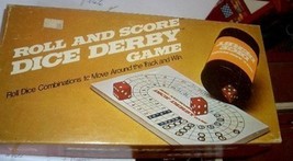 Roll And Score Dice Derby Game  Vintage - £9.64 GBP