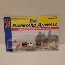 Life-Like Trains Barnyard Animals Hand Painted HO Scale Models 7 Peices - $9.47