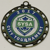 Medal 2017 SYSA Seattle Youth City Tournament Soccer Association - £3.95 GBP