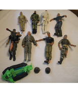 G.I. Joe Lot of 8 figures and accessories weapons flippers pontoon boat - £19.67 GBP