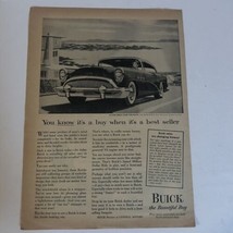 Vintage Buick Milton Berle Print Ad Advertisement 1950s pa10 - £10.11 GBP