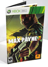 Instruction Manual Booklet Only MAX PAYNE 3 Rockstar 2012 XBOX 360 No Game - £5.92 GBP