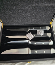The Capital Grille Carbon Steal Knife Set, 4 Knives in Original Gift Box... - $98.01