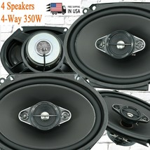 4 X Pioneer TS-A6880F 6 X 8&quot; 4-WAY Car Audio Coaxial Speakers 350W Max - £161.19 GBP