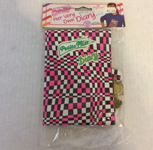 Vintage 1990&#39;s  petite miss California collection her very own diary neo... - $21.73