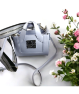 Steve Madden Violet Smoke Crossbody Purse Handbag Small Straps Lilac NWT - €79,34 EUR