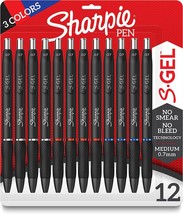 Medium Point (0.7Mm), Assorted Colors, 12 Count Sharpie S-Gel Gel Pens. - £32.90 GBP
