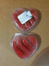 Lot of 2 Compound Kings We Cool Glitzy Slime Putty Heart Red 1.75 oz Each - £7.47 GBP