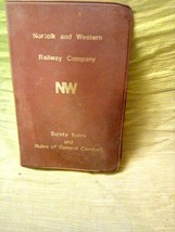 Norfolk &amp; Western Railroad 1981 Safety &amp; General Rules Book - $11.29