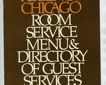 Hyatt Regency Chicago Directory of Hotel Services &amp; Room Service Menu  - $21.78