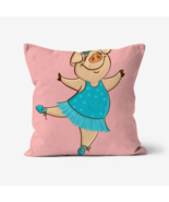 Penelope the Pig Pillow by Dancing Littles Jungle - $65.24 CAD+