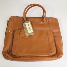 BRENICE Solid Brown Designer Handbag Multi Function Crossbody Bag - $442.88 MXN