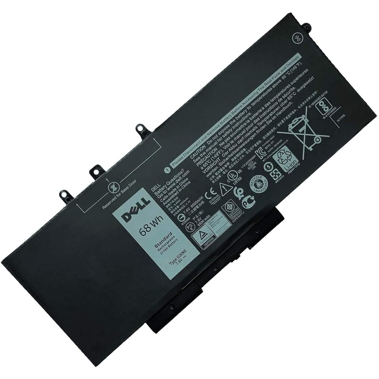 Dell Gjknx 7.6V 68Wh 4-Cell Notebook Battery For Dell Latitude Latitude 5280 529 - £88.12 GBP
