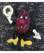 California Raisin Rubber Figures CalRab Woman Yellow Watch Shaking Tambo... - €8,67 EUR