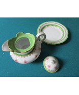 Antique Victoria Carlsbad Austria creamer/small teapot and underplate OR... - £67.42 GBP