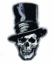 NEW SKELETON STOVE PIPE HAT  PATCH P8233 NEW jacket BIKER  iron/on TOP S... - $7.55