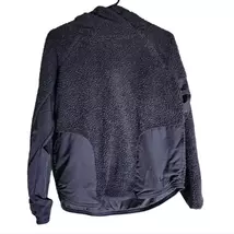 Nike Navy Blue Sherpa Pull over Hoodie, Size Small - $17.00