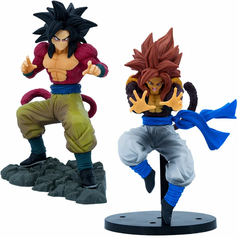 21-22Cm Anime Figure Dragon Ball Super 4 Son Goku Gogeta Fighting Form Action - £19.71 GBP+