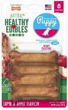 Nylabone Healthy Edibles Puppy Lamb and Apple Petite - 8 count - £15.35 GBP