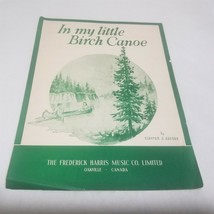 In My Little Birch Canoe by Clayton G. Axford Sheet Music Vintage 1945 - $44.98