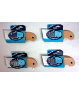 Lot of 4 Zibra PalmPro Pro Grade Angled Paint Brush Wall Trim 2&quot; White P... - $782.05 MXN
